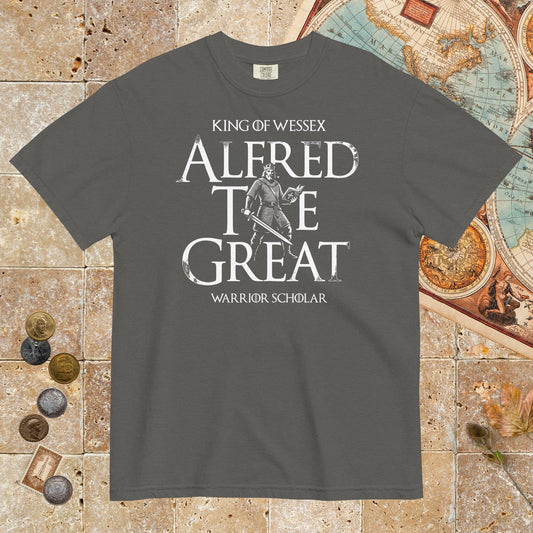 Pepper Alfred the Great Scholar King - Premium Tee - history buff gift by HistoHead