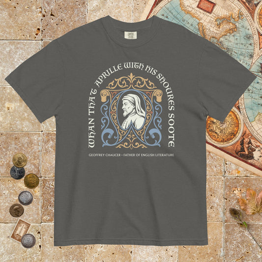 Pepper Geoffrey Chaucer - Premium Tee - history buff gift by HistoHead