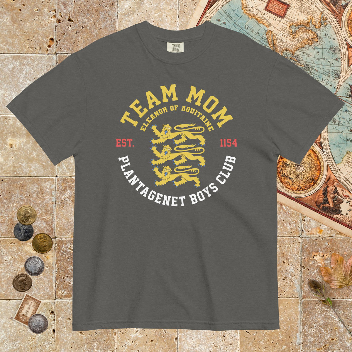 Pepper Team Mom Eleanor of Aquitaine - Premium Tee - history buff gift by HistoHead