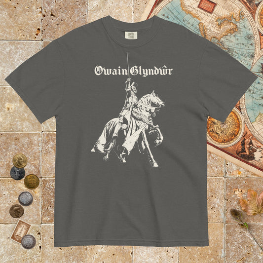 Pepper Owain Glyndŵr Statue - Premium Tee - history buff gift by HistoHead