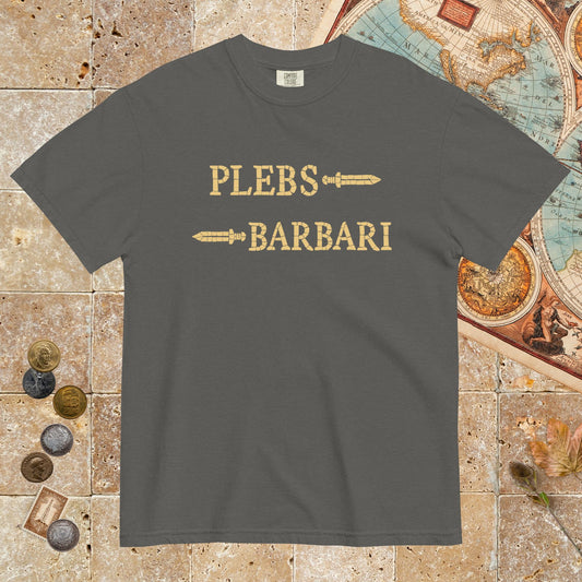 Pepper Mosaic Plebs or Barbari - Premium Tee - history buff gift by HistoHead