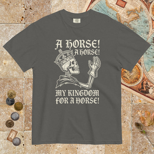 Pepper My Kingdom for a Horse - Premium Tee - history buff gift by HistoHead