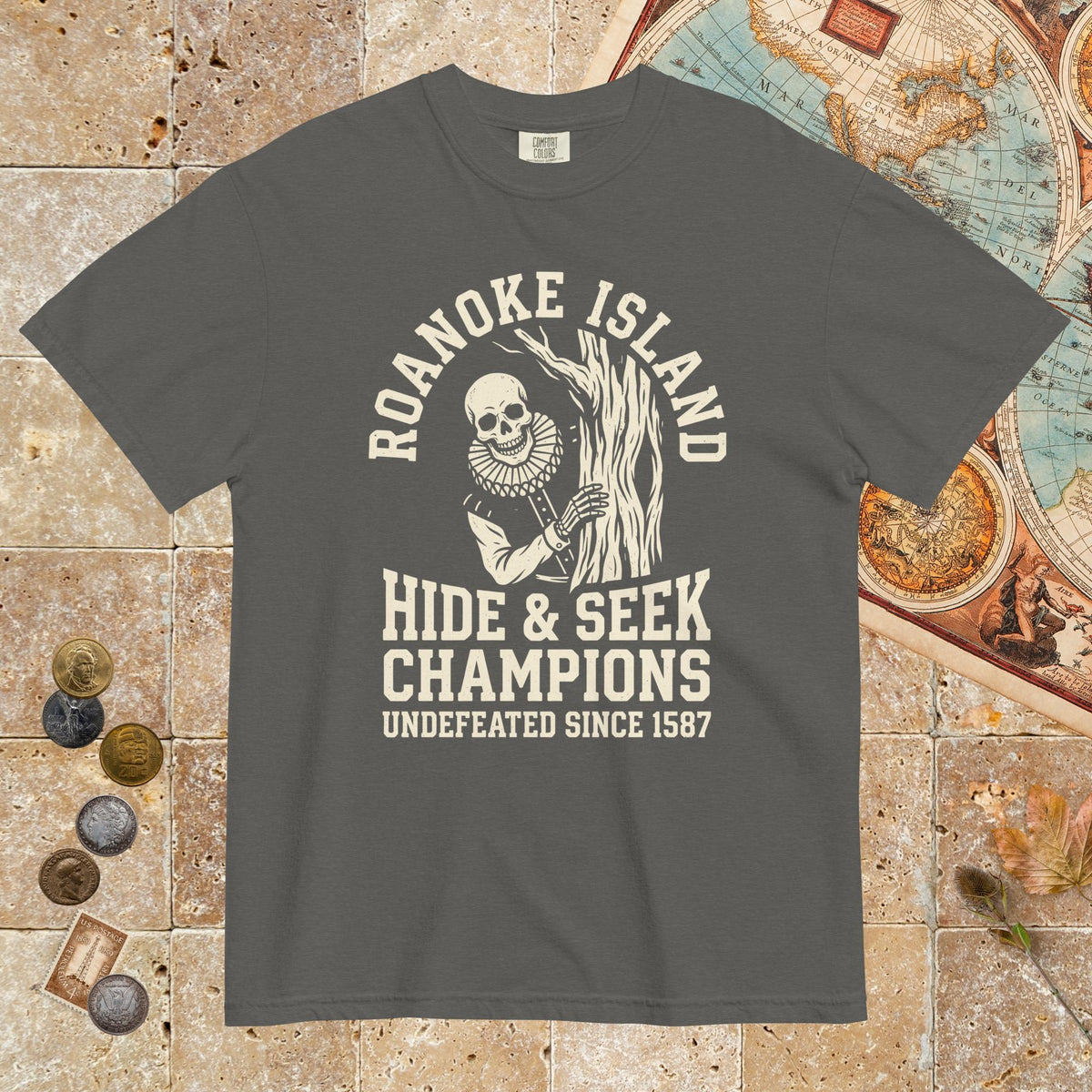 Pepper Roanoke Island Hide & Seek - Premium Tee - history buff gift by HistoHead