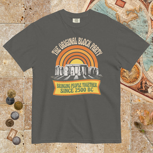 Pepper Stonehenge Block Party - Premium Tee - history buff gift by HistoHead