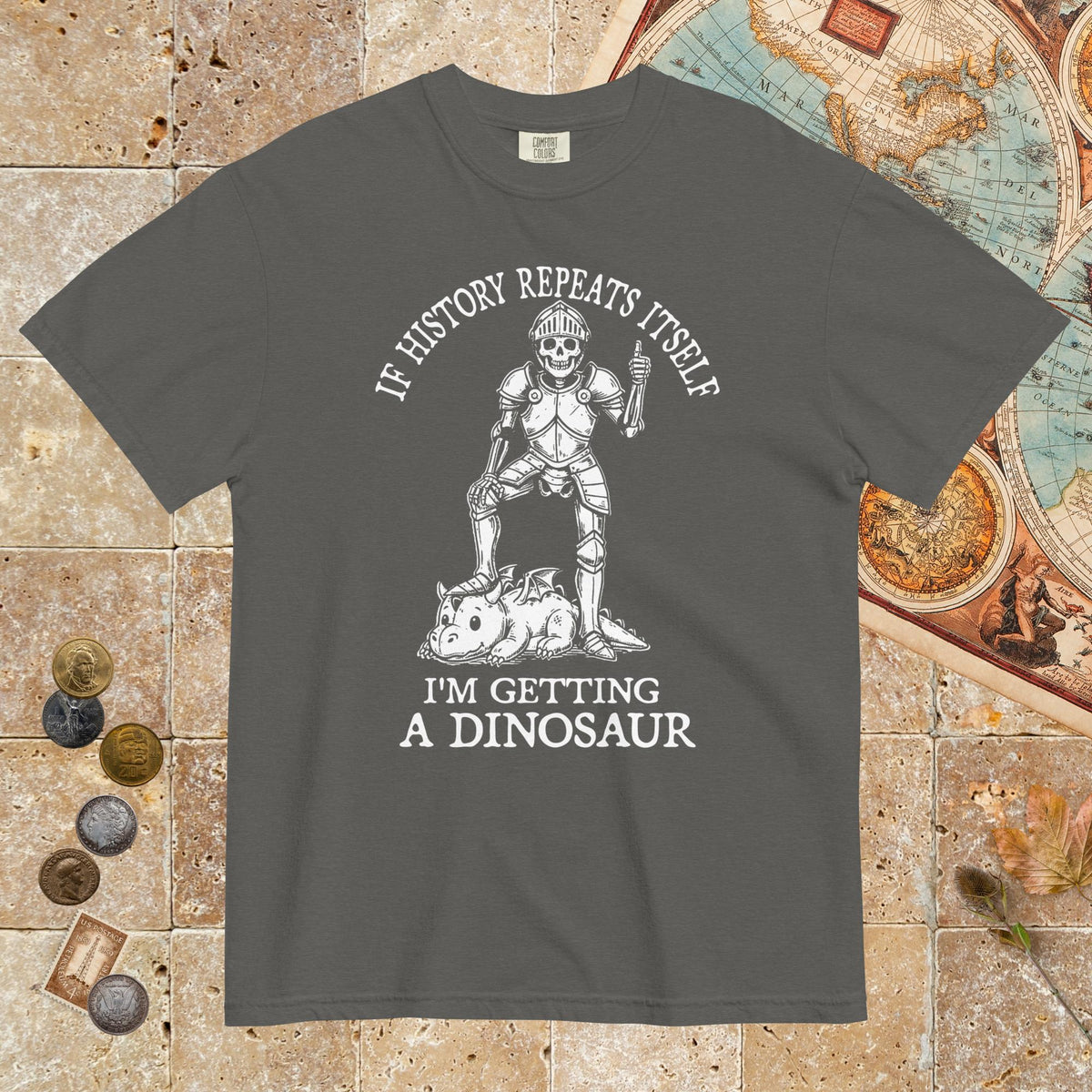 Pepper I'm Getting a Dinosaur - Premium Tee - history buff gift by HistoHead