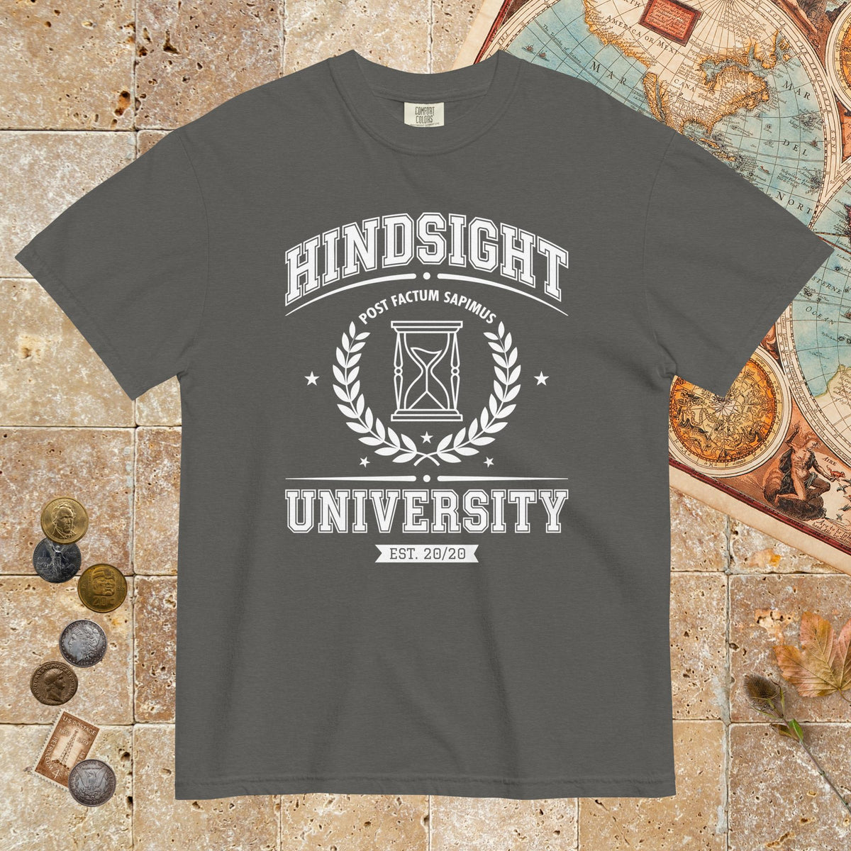 Pepper Hindsight University - Premium Tee - history buff gift by HistoHead
