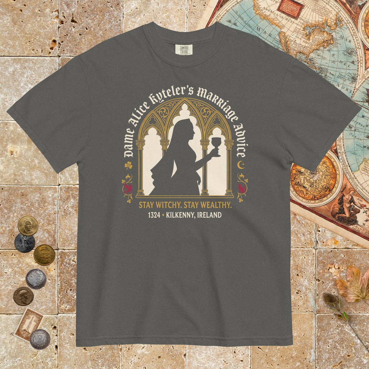 Pepper Alice Kyteler's Marriage Advice - Premium Tee - history buff gift by HistoHead
