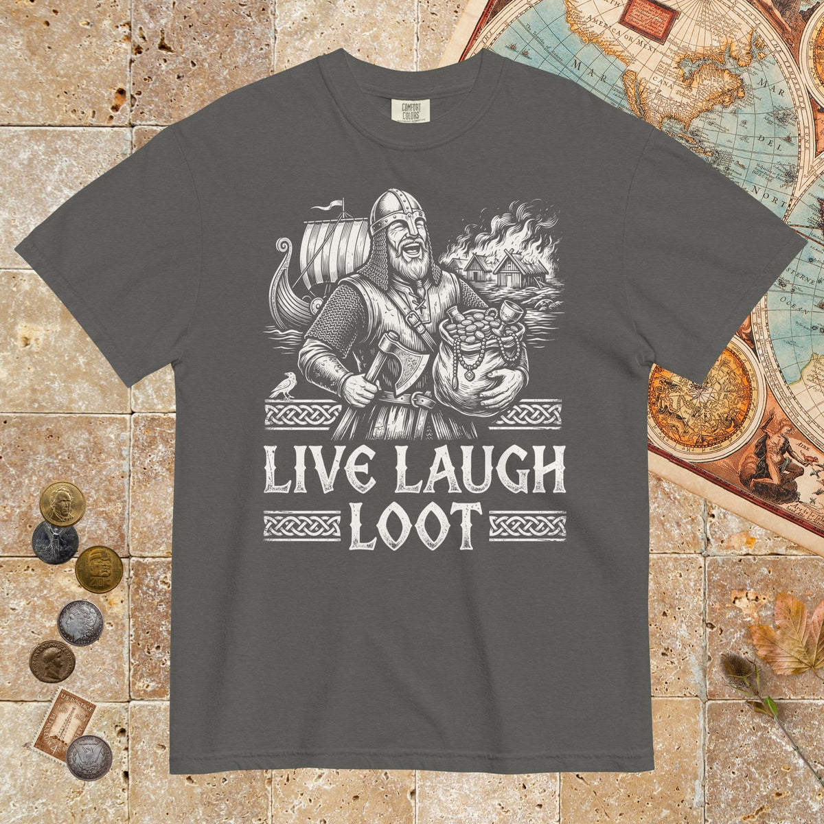 Pepper Live Laugh Loot - Premium Tee - history buff gift by HistoHead