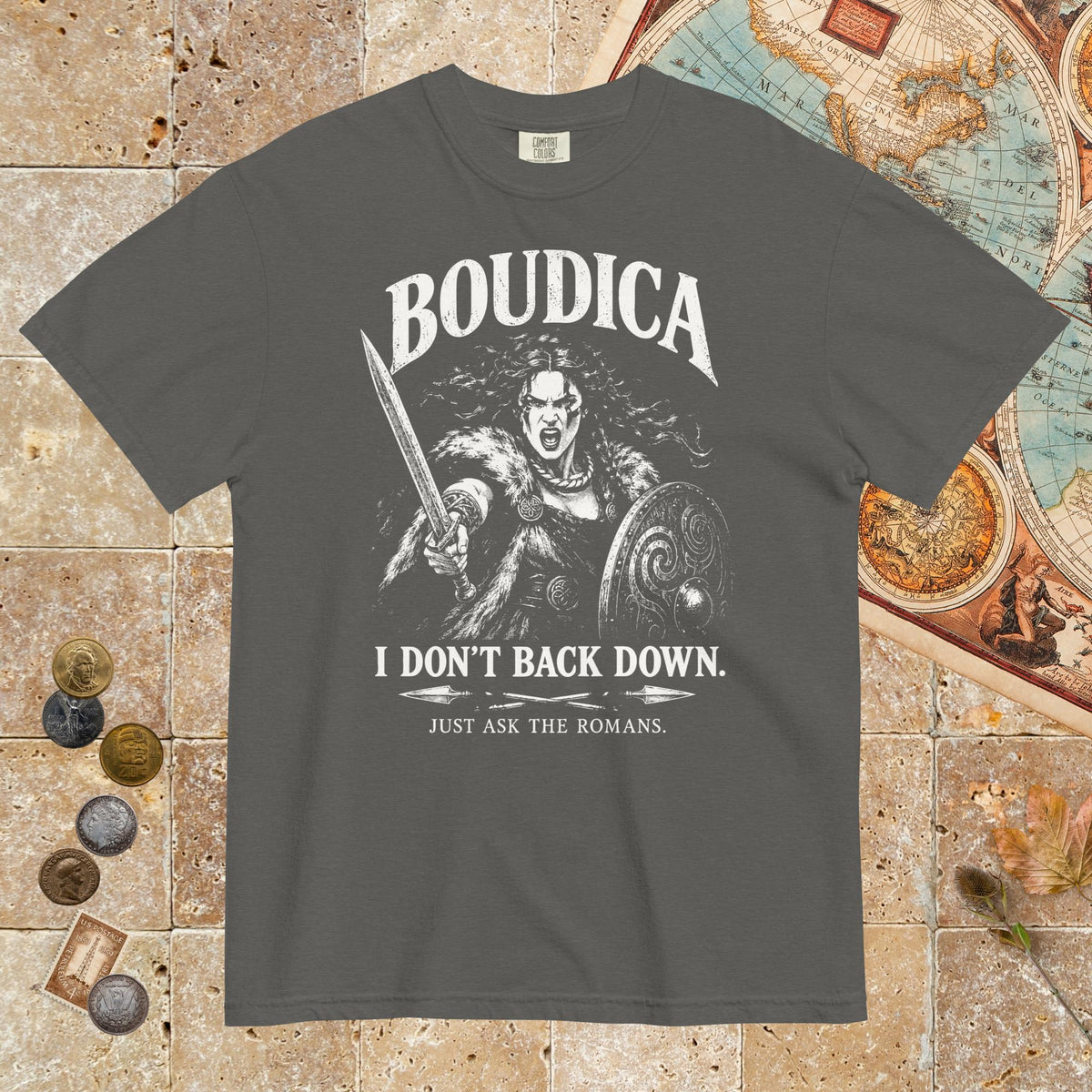 Pepper Boudica I Don't Back Down - Premium Tee - history buff gift by HistoHead