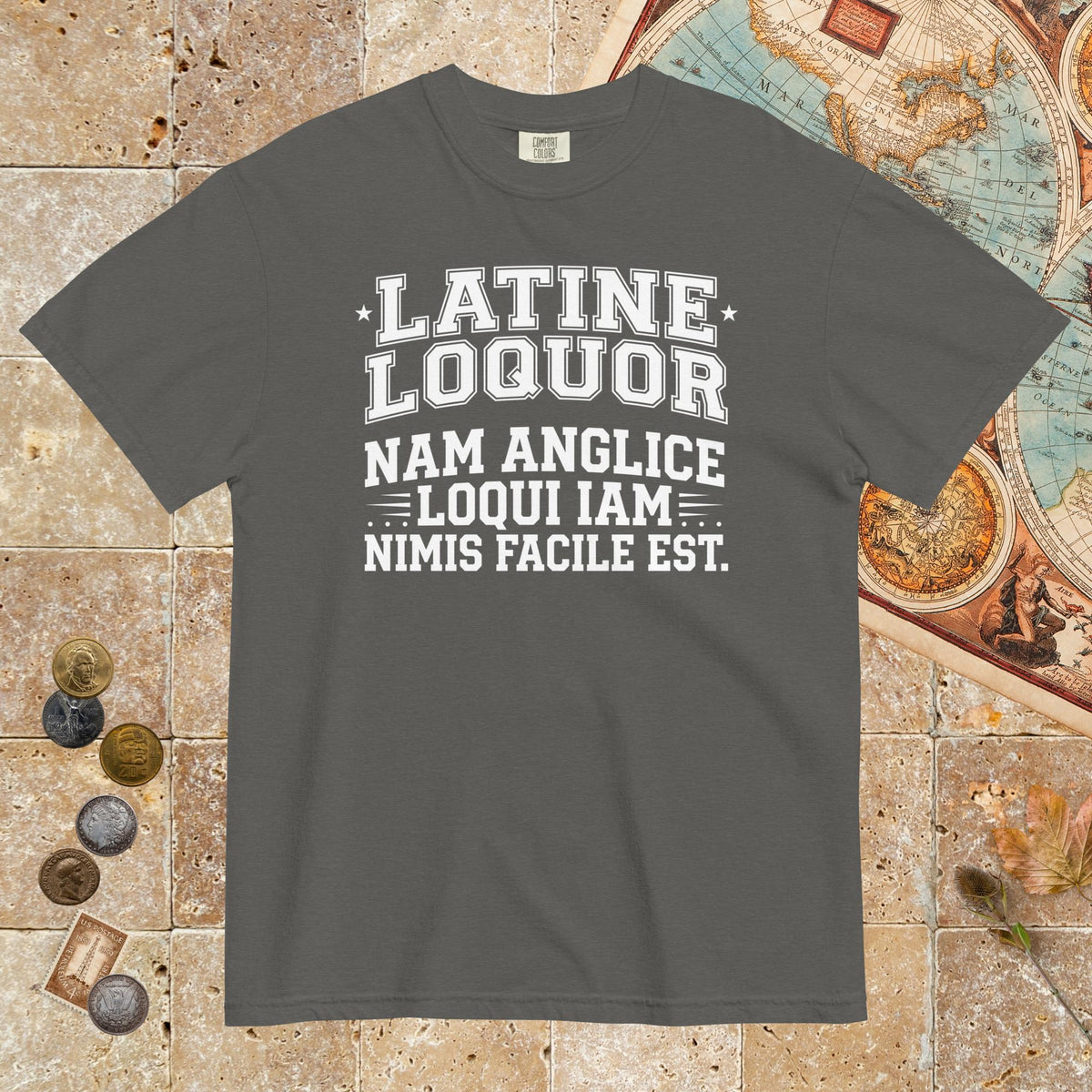 Pepper I Speak Latin Because English Is Too Easy Now - Premium Tee - history buff gift by HistoHead