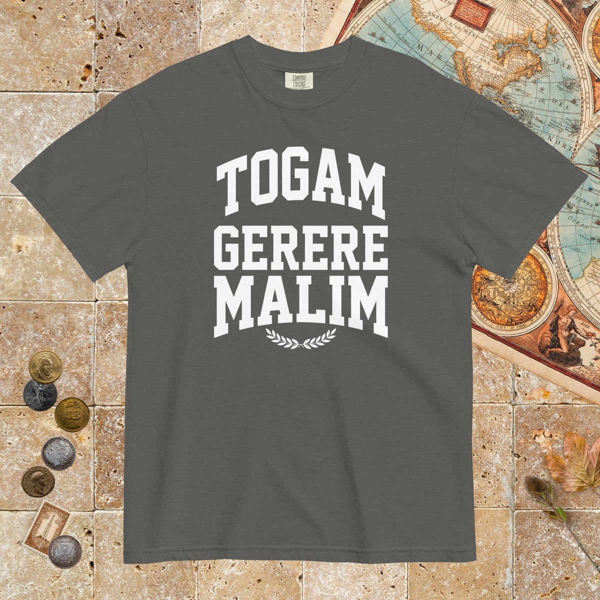 Pepper Latin I'd Rather Be Wearing A Toga - Premium Tee - history buff gift by HistoHead