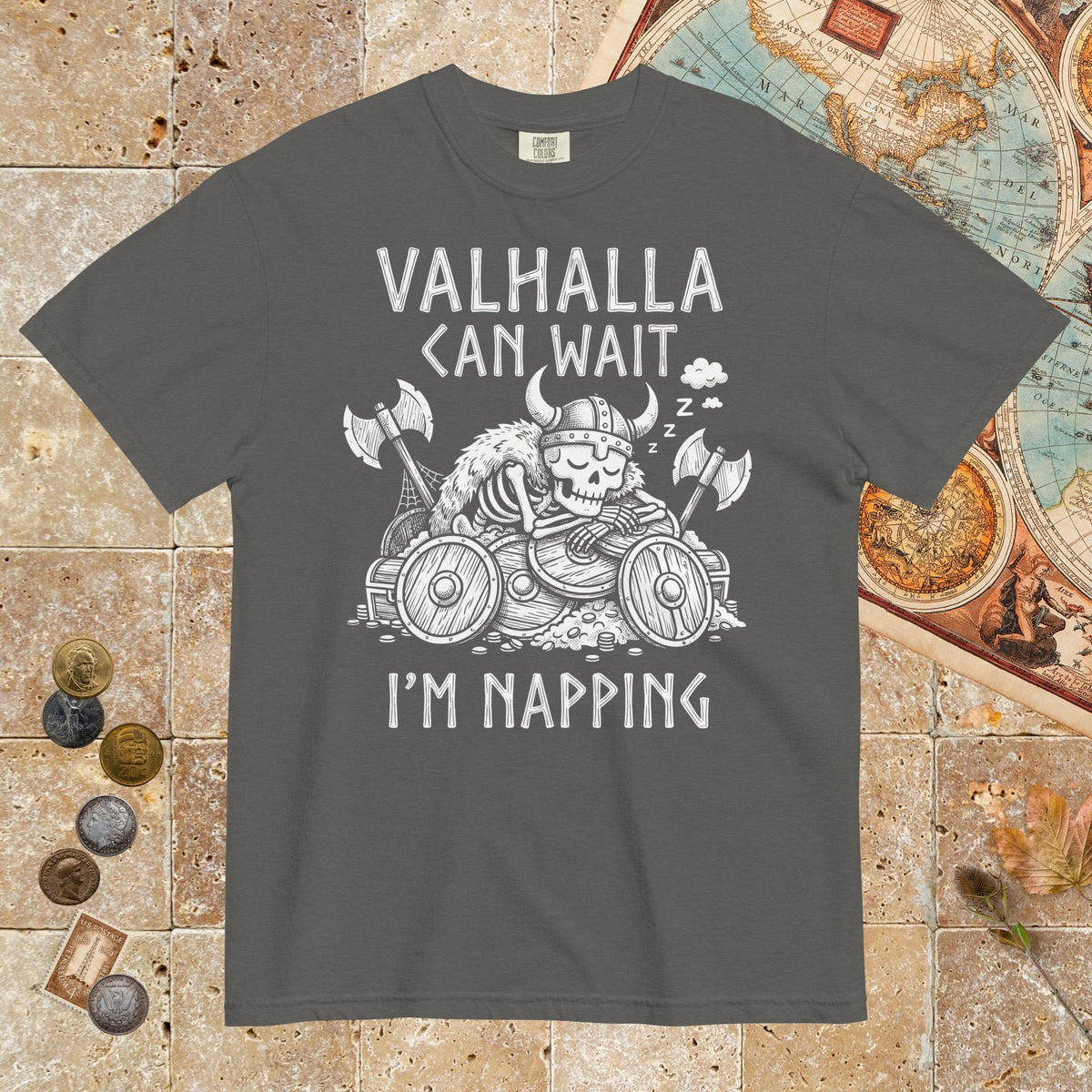 Pepper Valhalla Can Wait - Premium Tee - history buff gift by HistoHead