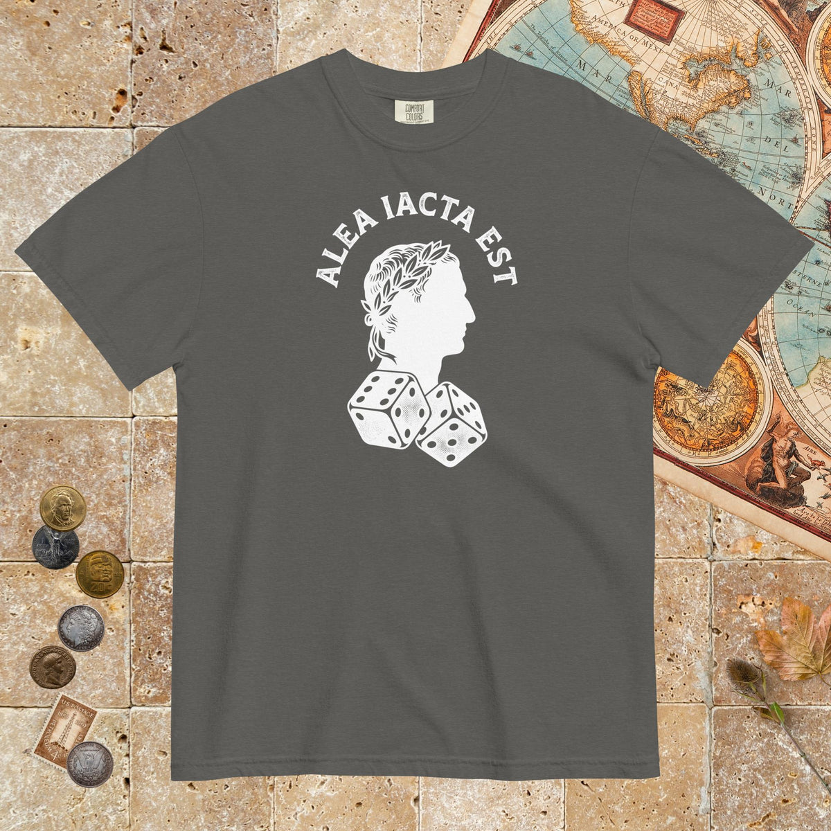 Pepper Alea Iacta Est Caesar Quote - Premium Tee - history buff gift by HistoHead