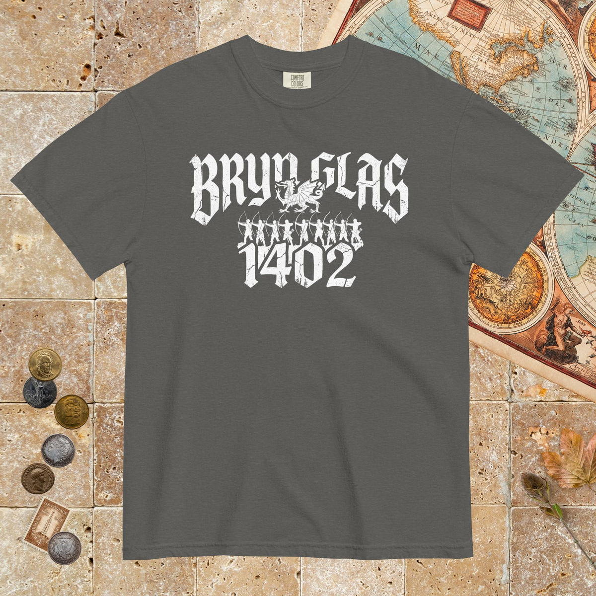 Pepper Battle of Bryn Glas 1402 - Premium Tee - history buff gift by HistoHead