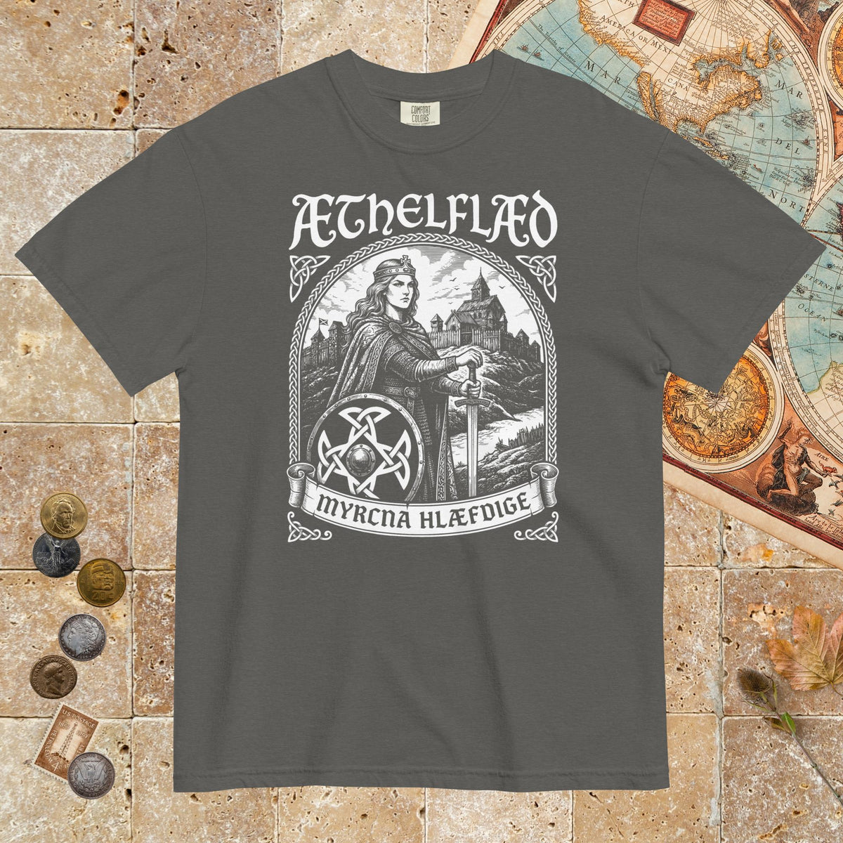Pepper Aethelflaed Lady of the Mercians Old English - Premium Tee - history buff gift by HistoHead