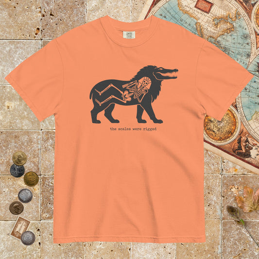 Terracotta The Scales Were Rigged - Premium Tee - history buff gift by HistoHead