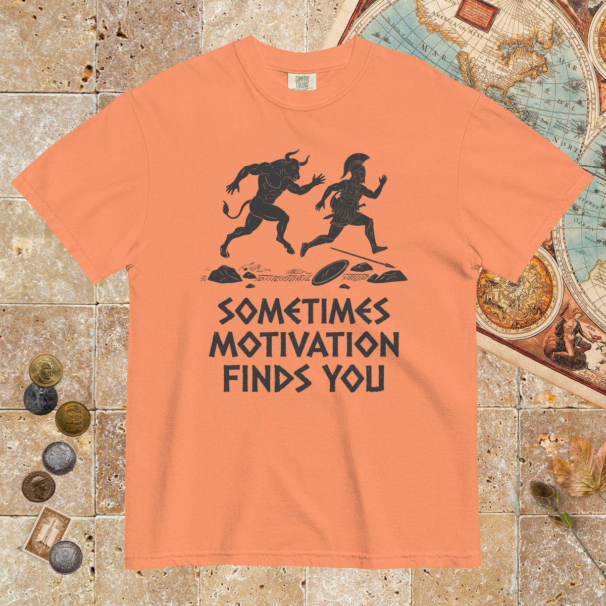 Terracotta Motivation Finds You Minotaur Edition - Premium Tee - history buff gift by HistoHead