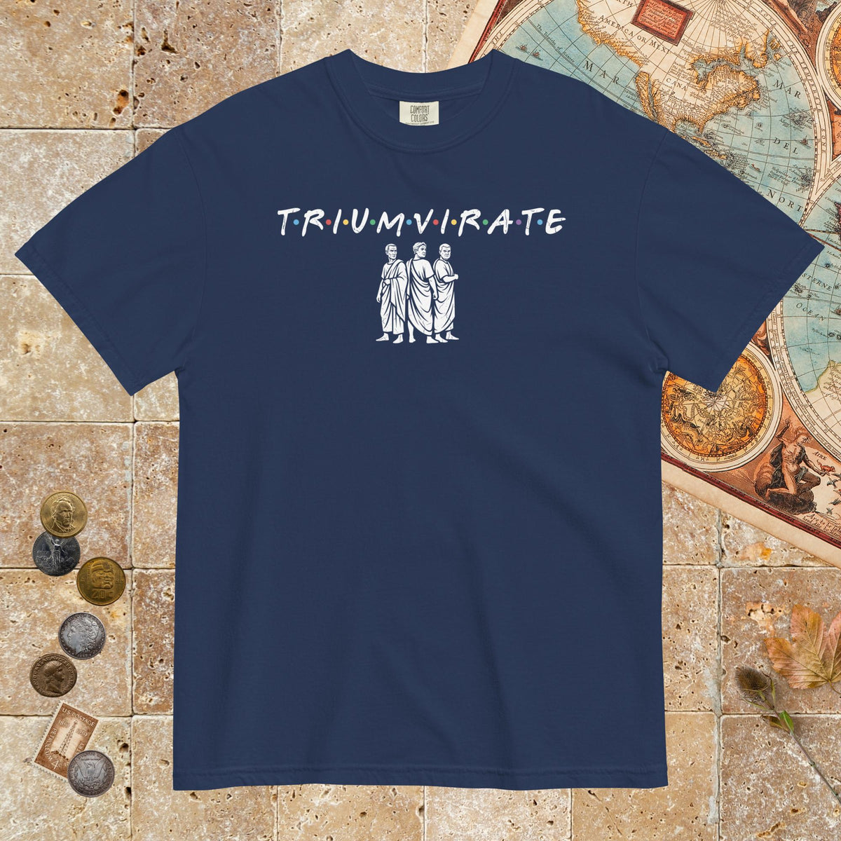 True Navy First Triumvirate - Premium Tee - history buff gift by HistoHead