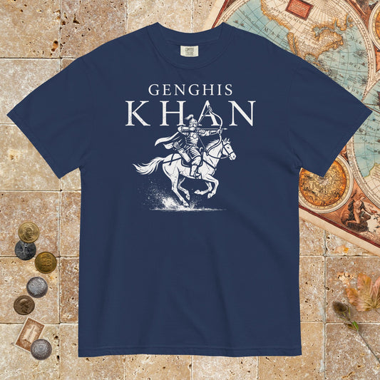 True Navy Genghis Khan - Premium Tee - history buff gift by HistoHead