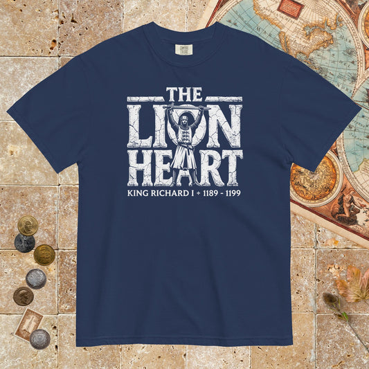 True Navy Richard the Lionheart - Premium Tee - history buff gift by HistoHead