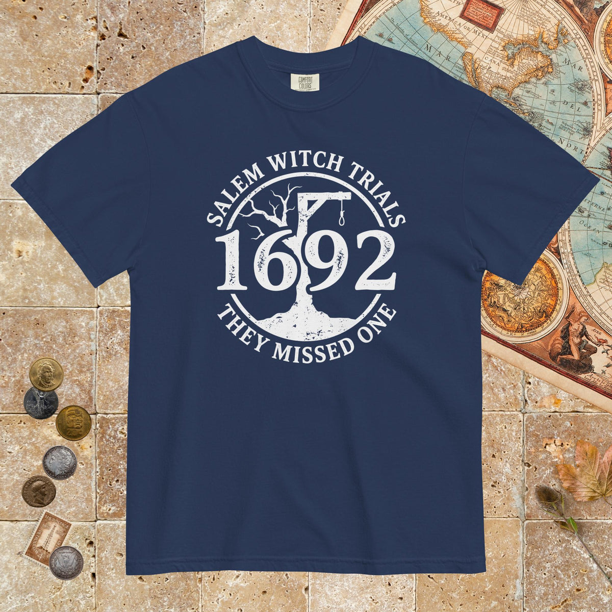 True Navy Salem Witch Trials They Missed One - Premium Tee - history buff gift by HistoHead