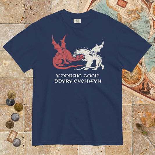 True Navy Red Dragon Prophecy - Premium Tee - history buff gift by HistoHead