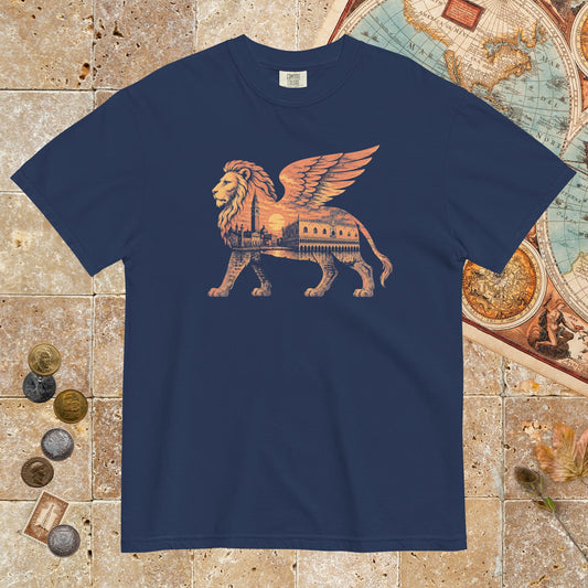 True Navy Winged Lion of the Lagoon - Premium Tee - history buff gift by HistoHead