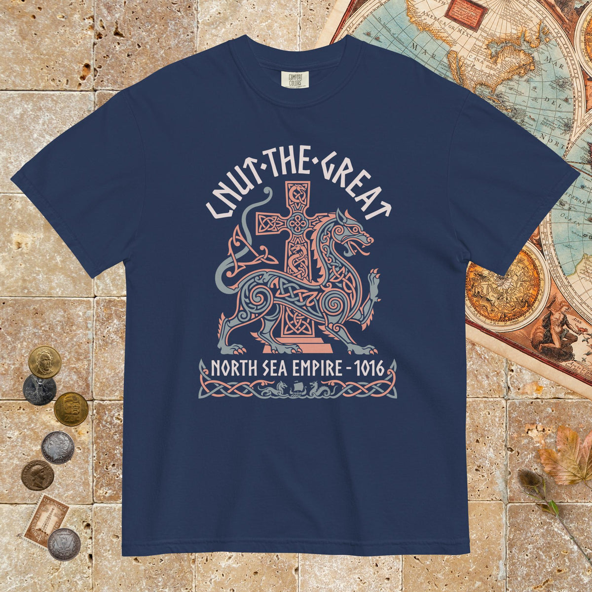 True Navy Cnut the Great - Premium Tee - history buff gift by HistoHead
