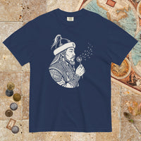 True Navy Genghis Khan Blowing Wishes - Premium Tee - history buff gift by HistoHead