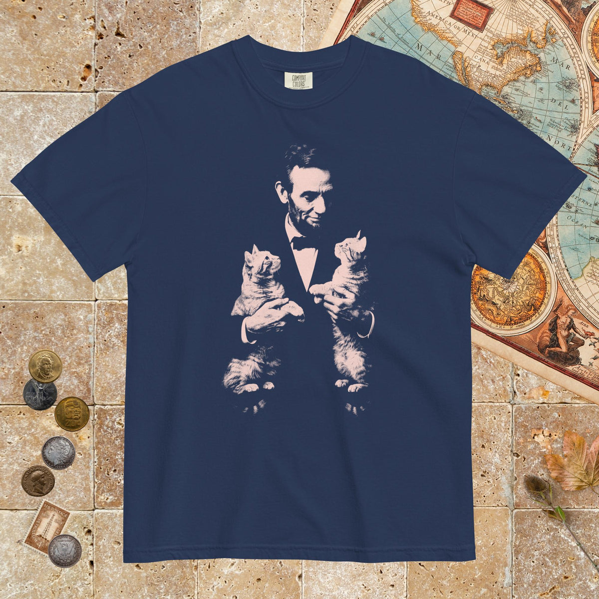 True Navy Lincoln Kittens - Premium Tee - history buff gift by HistoHead