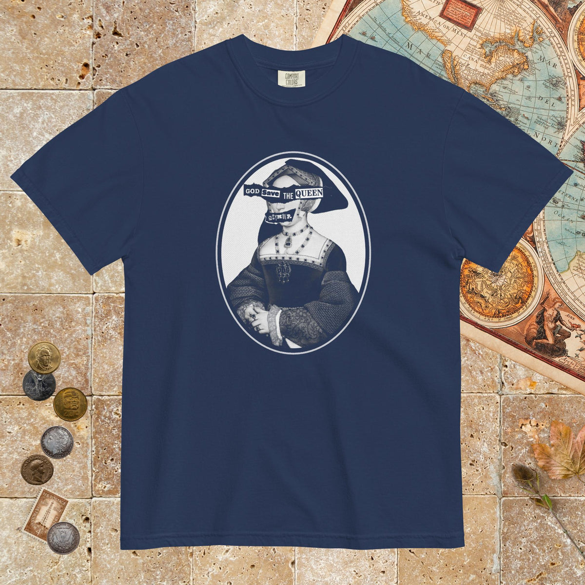True Navy God Save the Queen Jane Seymour - Premium Tee - history buff gift by HistoHead
