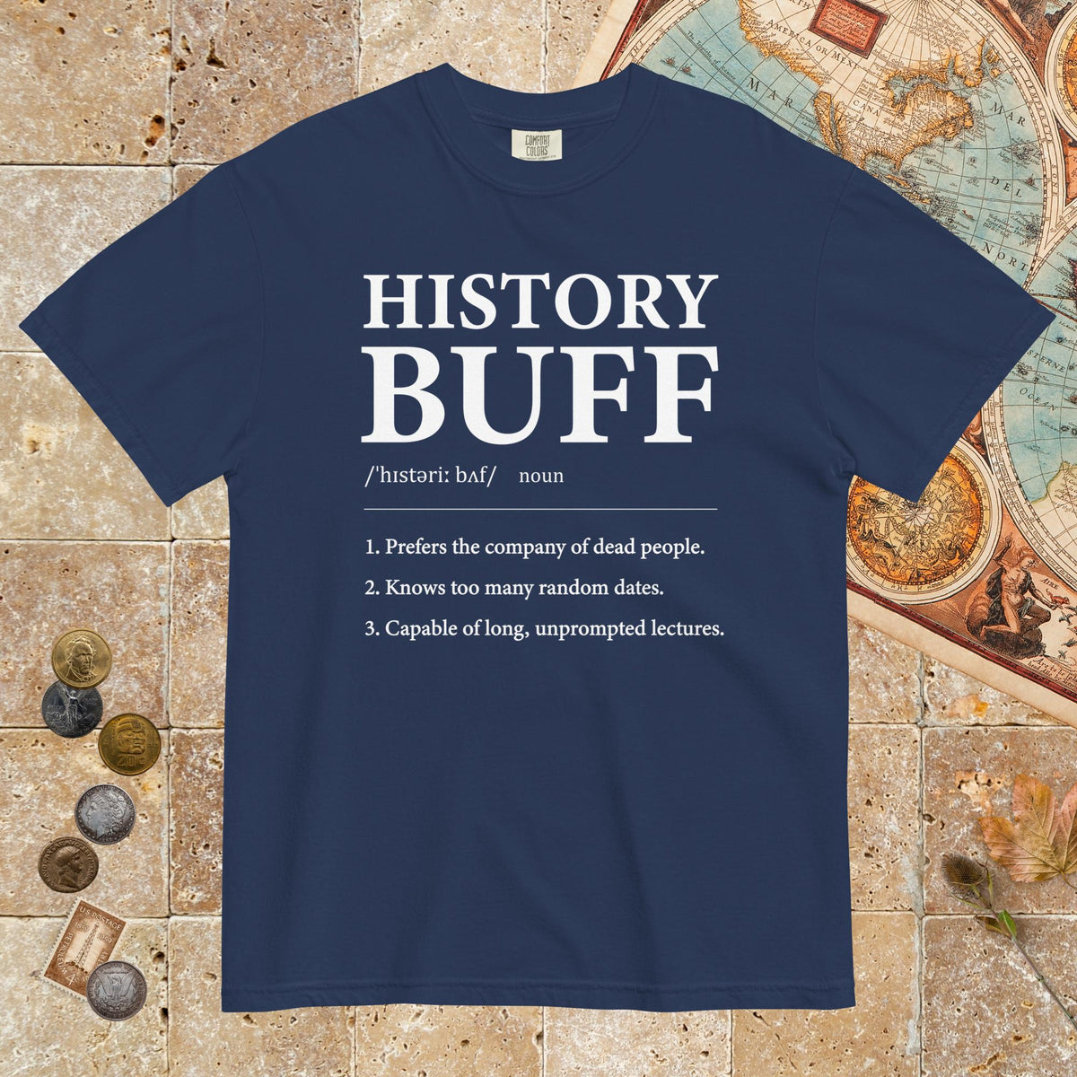 True Navy History Buff Definition - Premium Tee - history buff gift by HistoHead