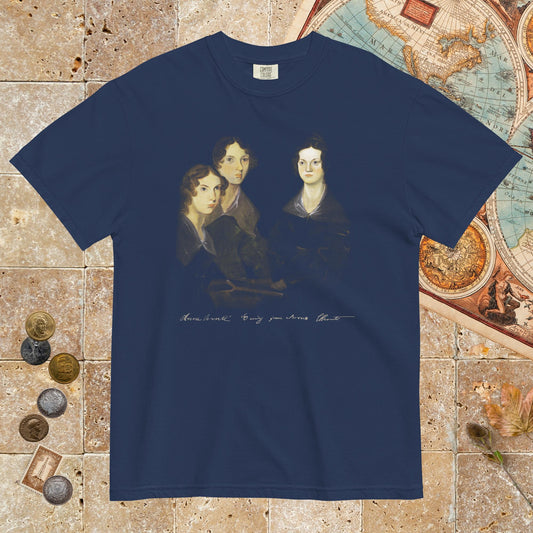 True Navy The Brontë Sisters - Premium Tee - history buff gift by HistoHead