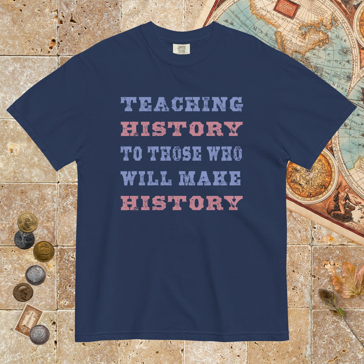 True Navy Teaching History - Premium Tee - history buff gift by HistoHead