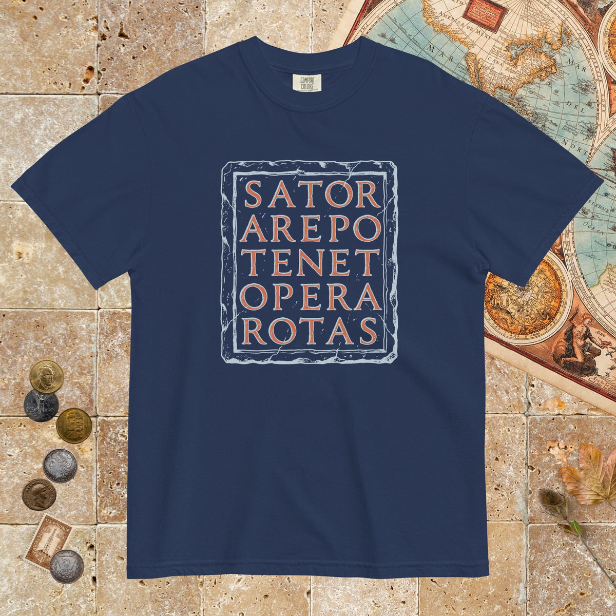 True Navy Sator Rotas - Premium Tee - history buff gift by HistoHead