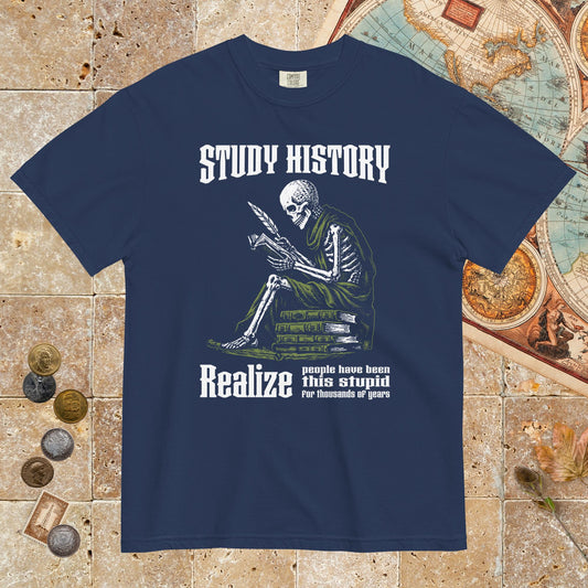 True Navy Study History - Premium Tee - history buff gift by HistoHead