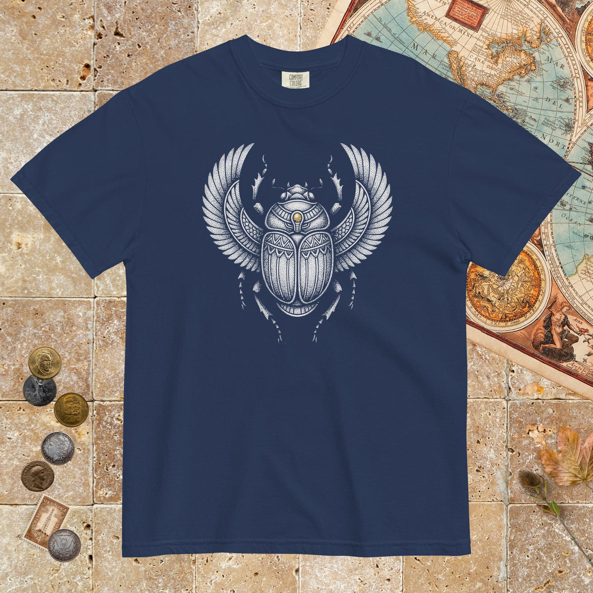 True Navy Khepri God of Rebirth - Premium Tee - history buff gift by HistoHead