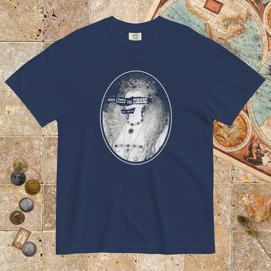 True Navy God Save the Queen Elizabeth I - Premium Tee - history buff gift by HistoHead