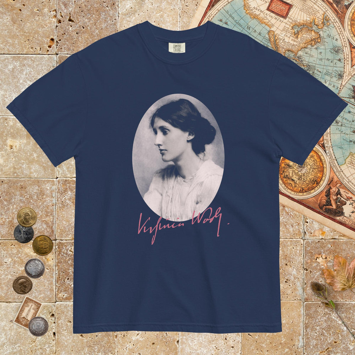 True Navy Virginia Woolf - Premium Tee - history buff gift by HistoHead