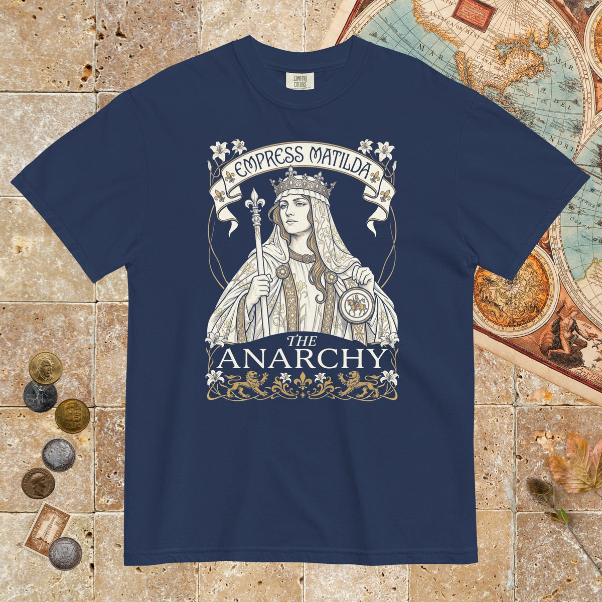 True Navy Empress Matilda The Anarchy - Premium Tee - history buff gift by HistoHead