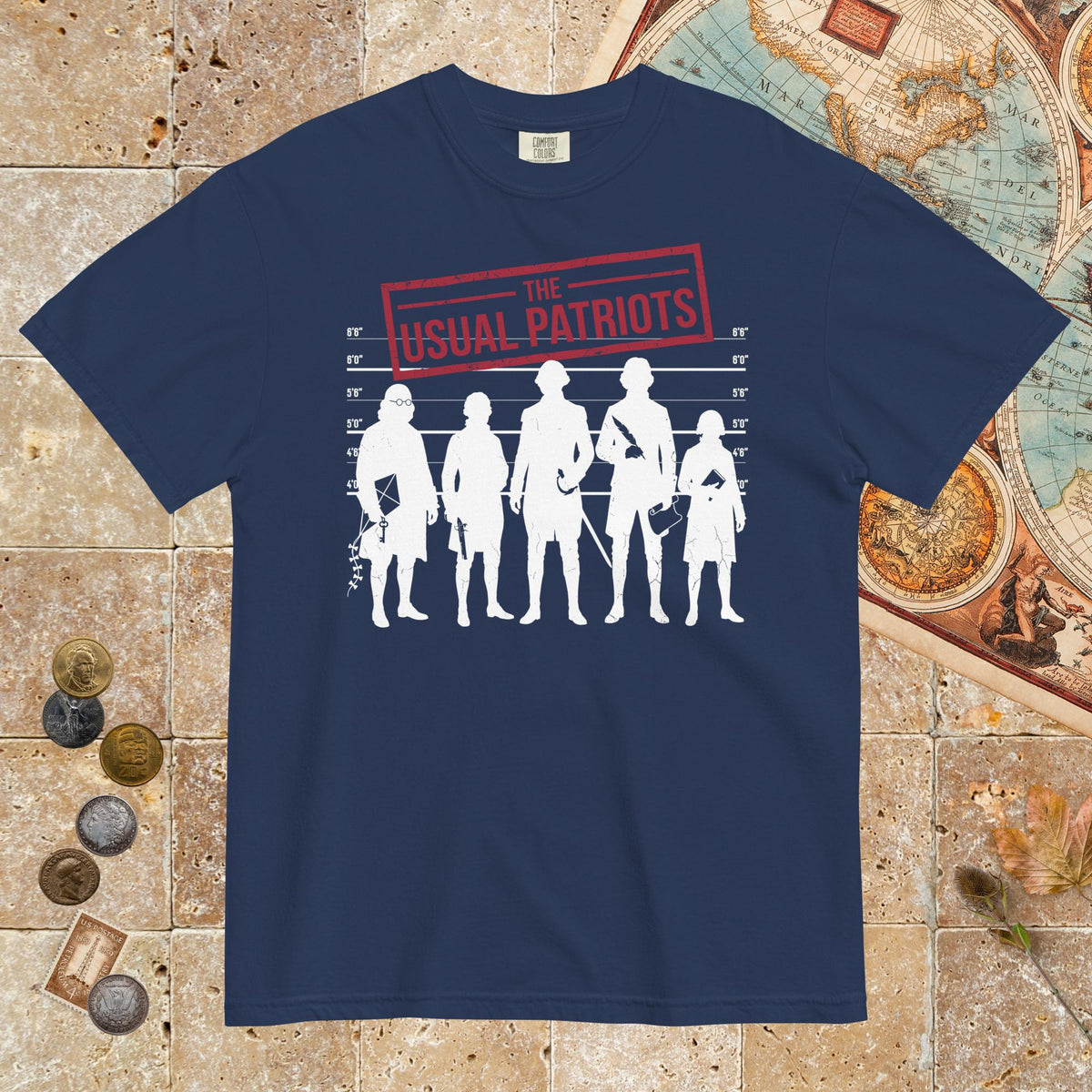 True Navy The Usual Patriots - Premium Tee - history buff gift by HistoHead