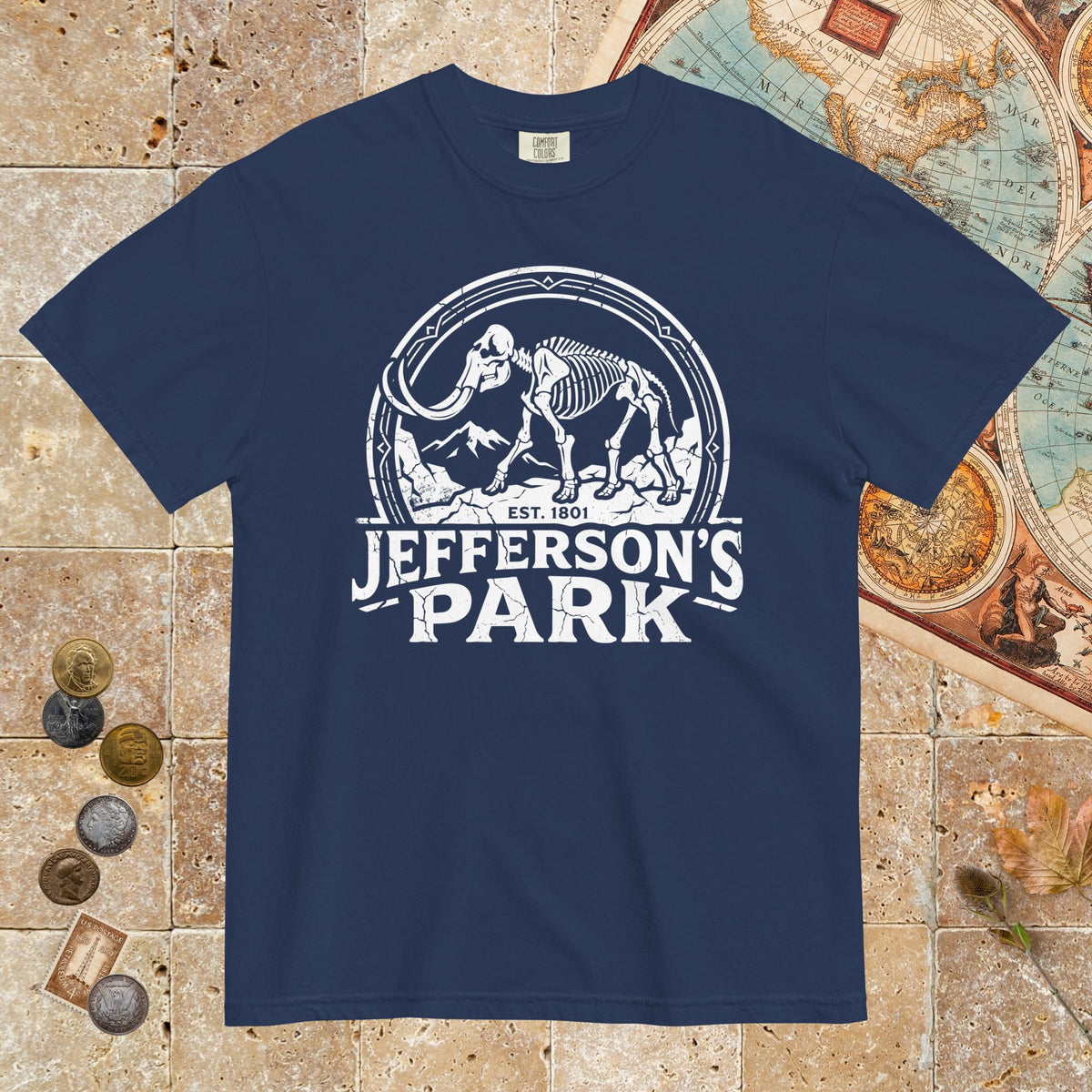 True Navy Jefferson's Park - Premium Tee - history buff gift by HistoHead