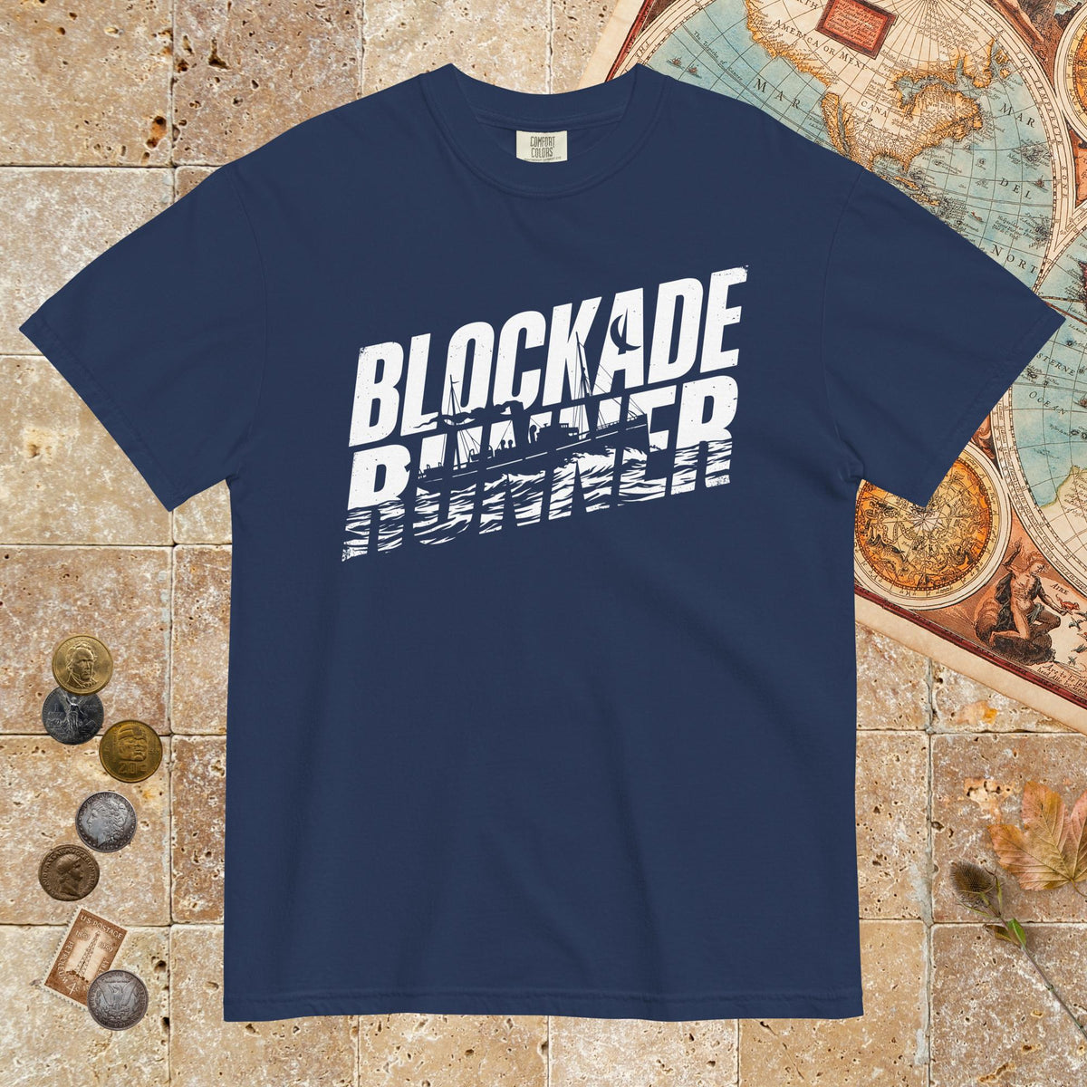 True Navy Blockade Runner - Premium Tee - history buff gift by HistoHead