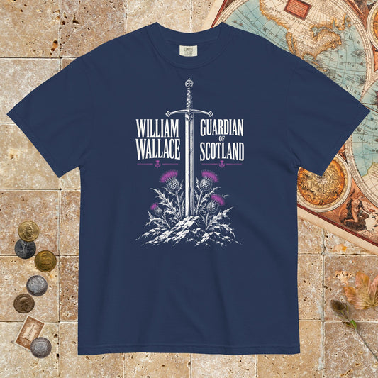 True Navy William Wallace - Premium Tee - history buff gift by HistoHead