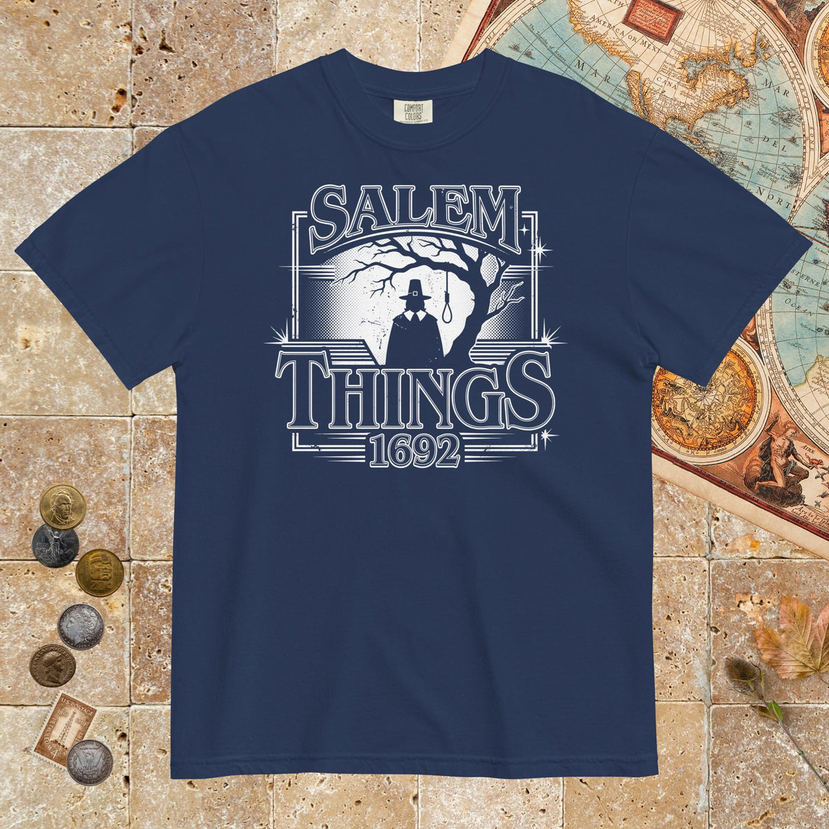 True Navy Salem Things 1692 - Premium Tee - history buff gift by HistoHead