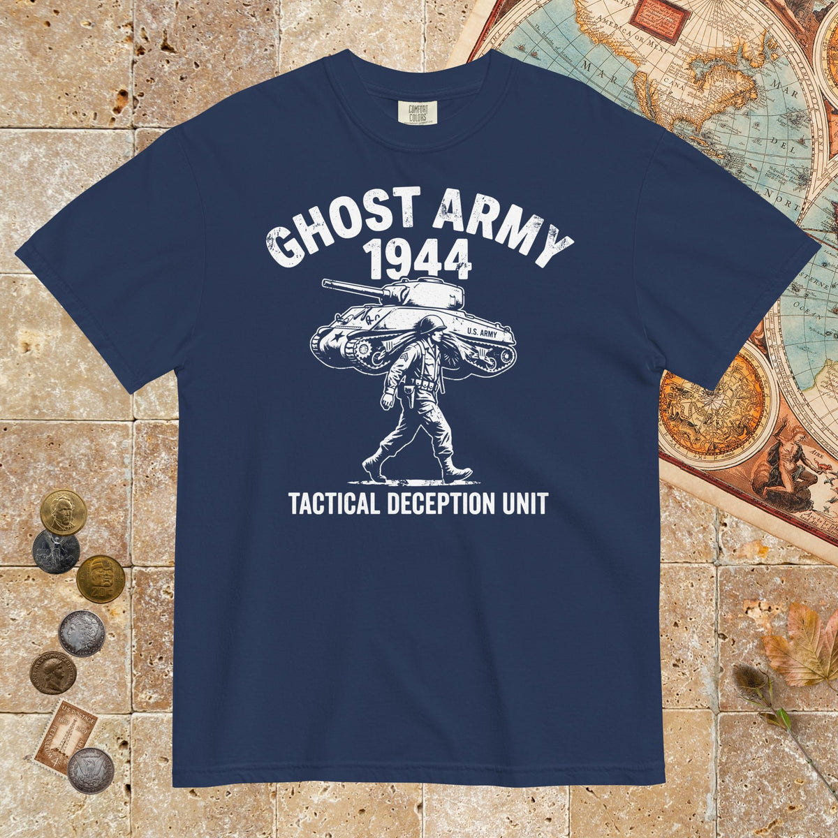 True Navy Ghost Army - Premium Tee - history buff gift by HistoHead