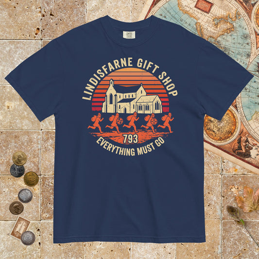 True Navy Lindisfarne Gift Shop 793 - Premium Tee - history buff gift by HistoHead