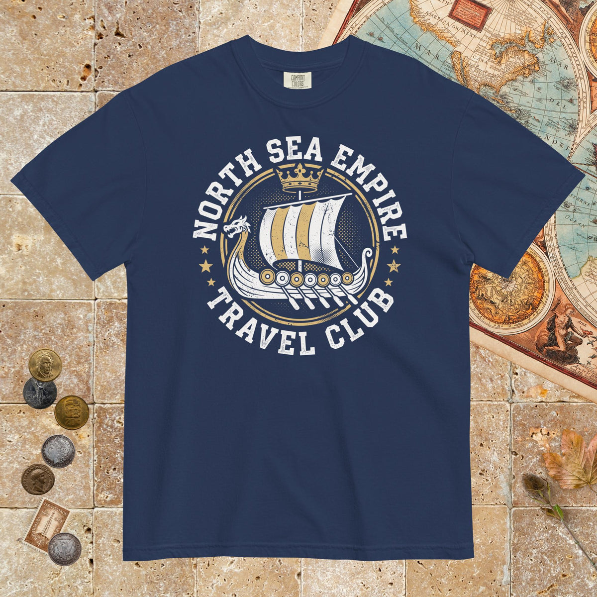 True Navy North Sea Empire Travel Club - Premium Tee - history buff gift by HistoHead