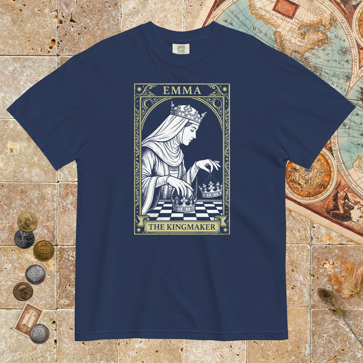 True Navy Emma of Normandy The Kingmaker - Premium Tee - history buff gift by HistoHead