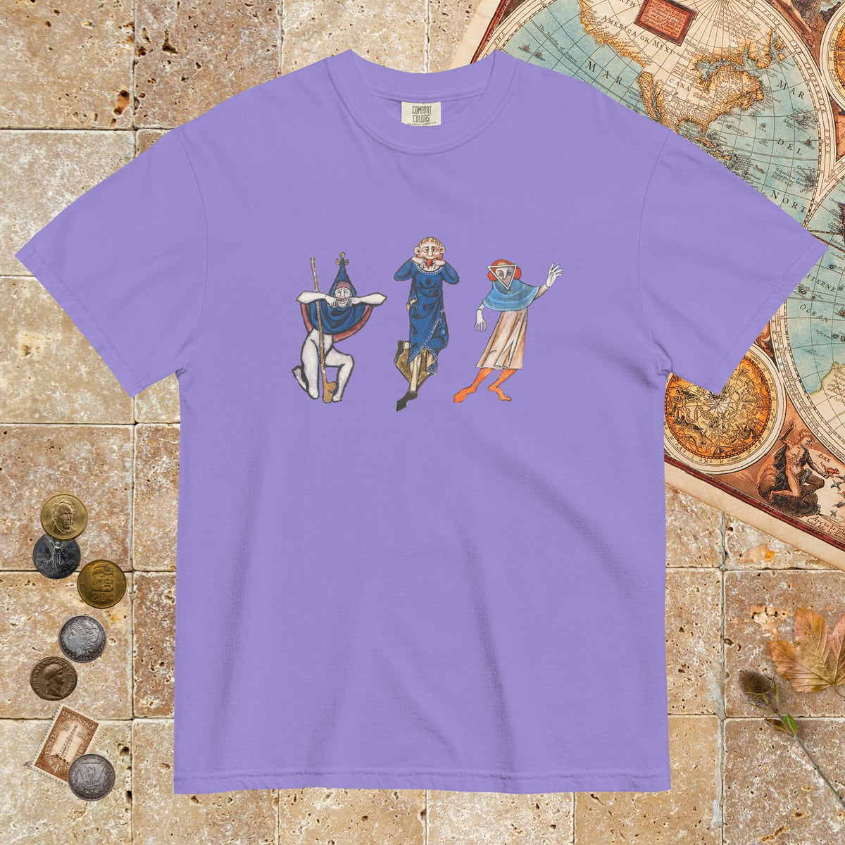 Violet Medieval Fun Time - Premium Tee - history buff gift by HistoHead